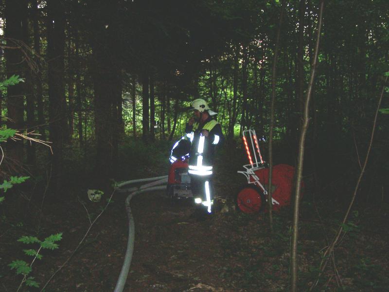 Waldbrandübung mit der Feuerwehr Neubiberg am 24. Mai 2007 – Bild 06