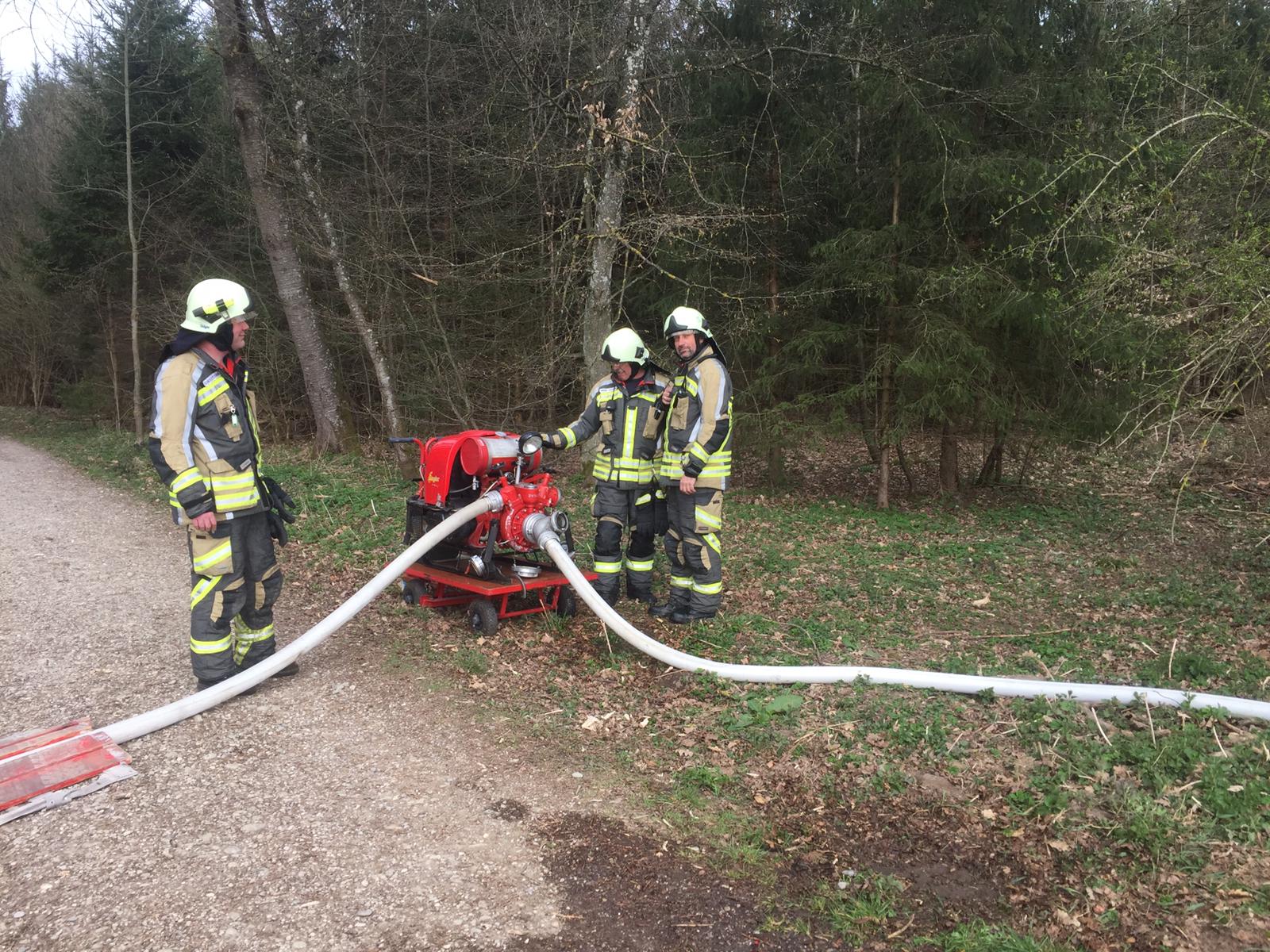 Waldbrandübung mit der FF Neubiberg – Bild 08