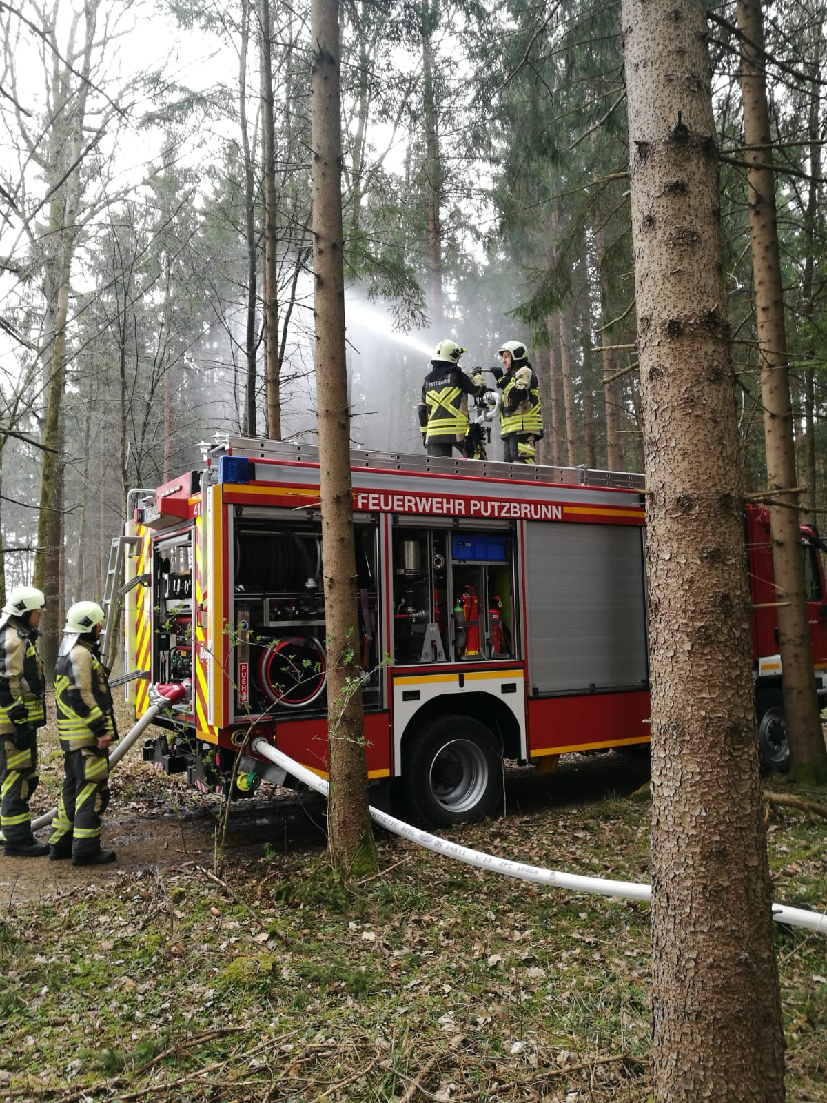 Waldbrandübung mit der FF Neubiberg – Bild 04