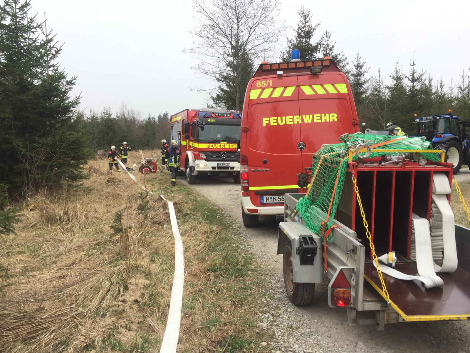 Waldbrandübung mit der FF Neubiberg – Bild 05