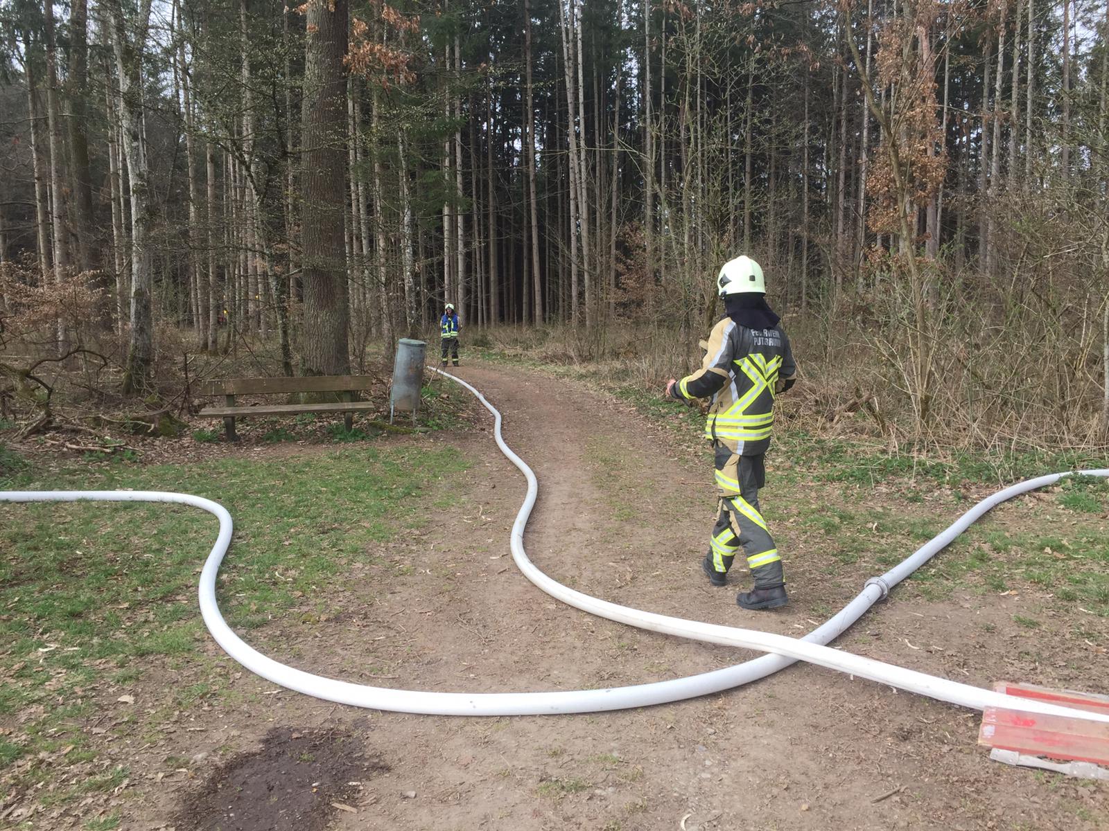 Waldbrandübung mit der FF Neubiberg – Bild 07