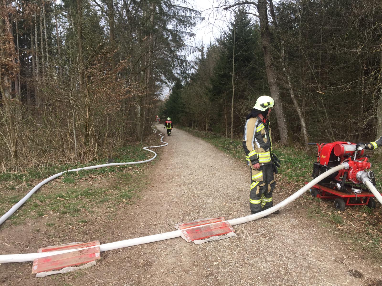 Waldbrandübung mit der FF Neubiberg – Bild 10