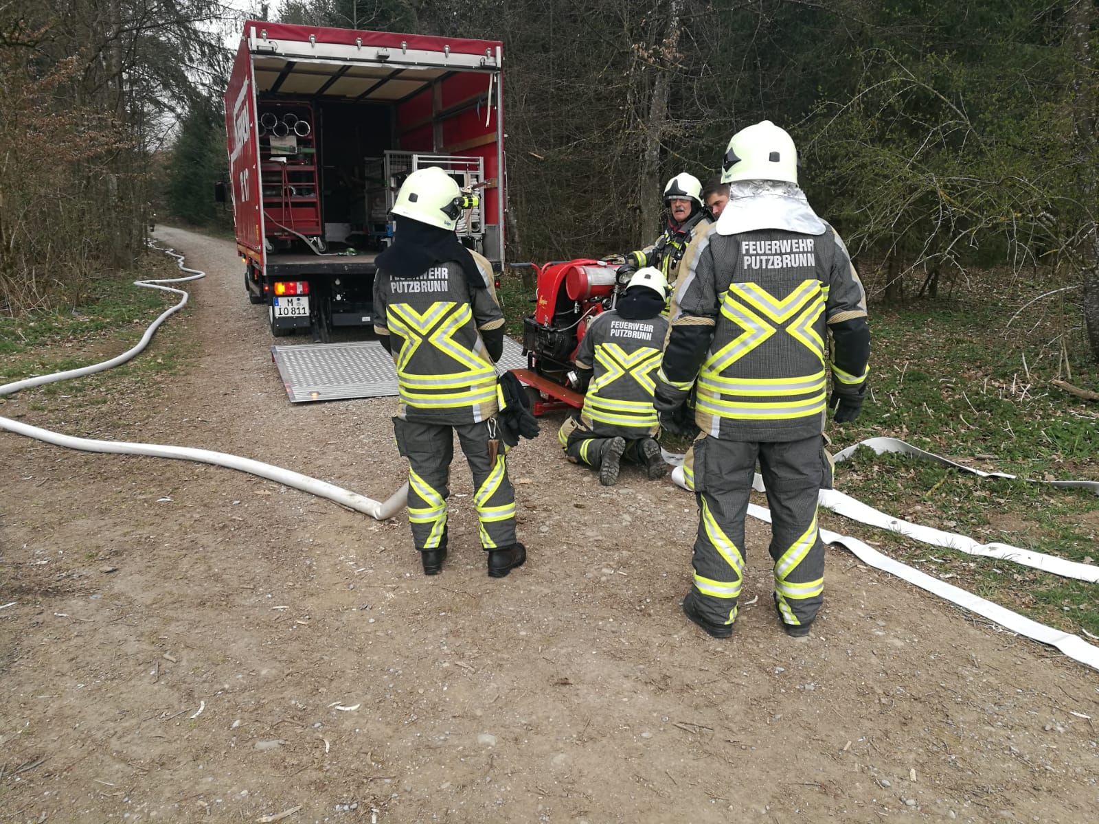 Waldbrandübung mit der FF Neubiberg – Bild 11