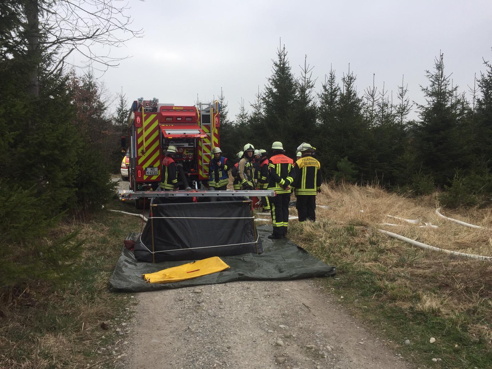 Waldbrandübung mit der FF Neubiberg – Bild 12