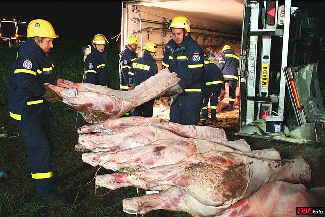 LKW-Unfall auf der A99 am 28. Mai 2009 – Bild 04