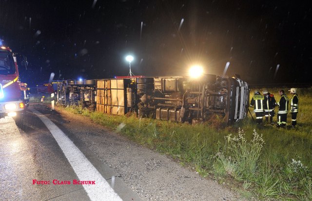 LKW-Unfall auf der A99 am 28. Mai 2009 – Bild 05