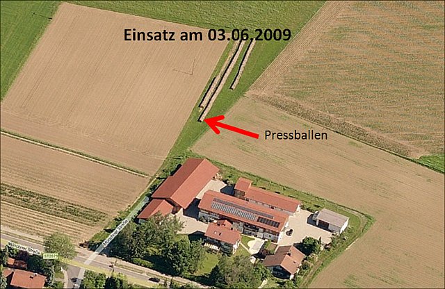 Strohballen Brand am 3. Juni 2009 – Bild 13